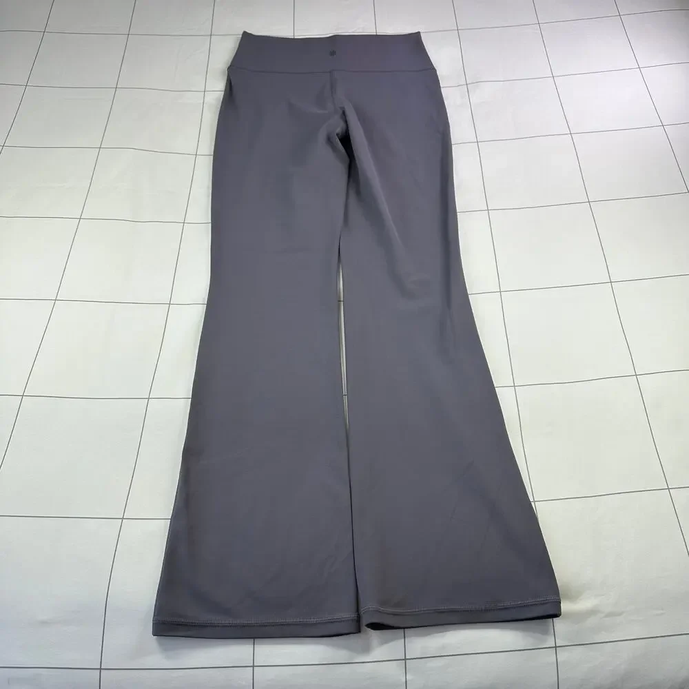Athleta Pants Womens Large Purple Transcend Slim Yoga Bootcut Pilates Athleisure